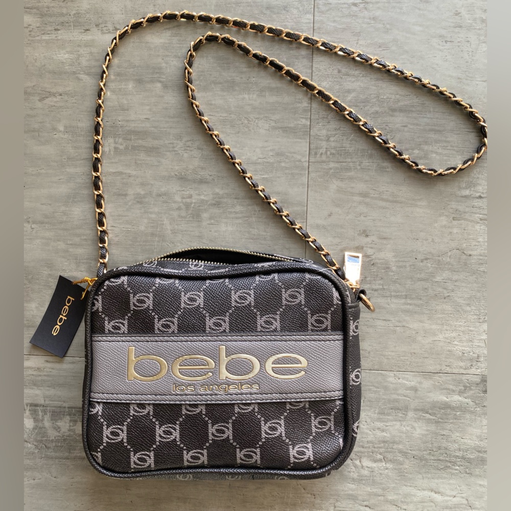 CLOSE OUT SALE!! NWT Bebe Serena Monogram Camera Crossbody